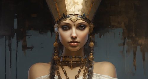 Nefertiti's Blik: Tussen Verleden en Heden van Emil Husstege