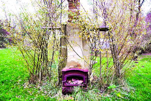 Fort bij Vechten - Buitenkachel warm