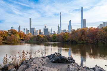 L'horizon de New York depuis Central Park sur Tim Vlielander
