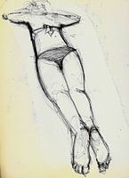schets vrouw 3