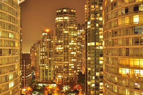 Vancouver in the evening
