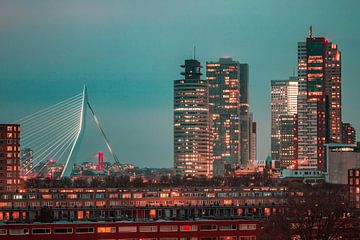 Rotterdam Skyline 3 van Nuance Beeld
