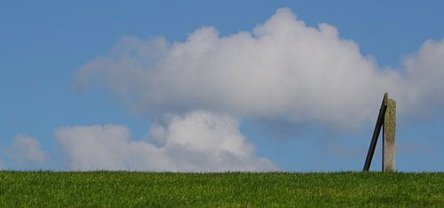 IJsselmeerdijk bij Makkum sur Kees Rustenhoven