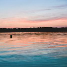 Meditativer Sommerabend am Werbellinsee von Silva Wischeropp