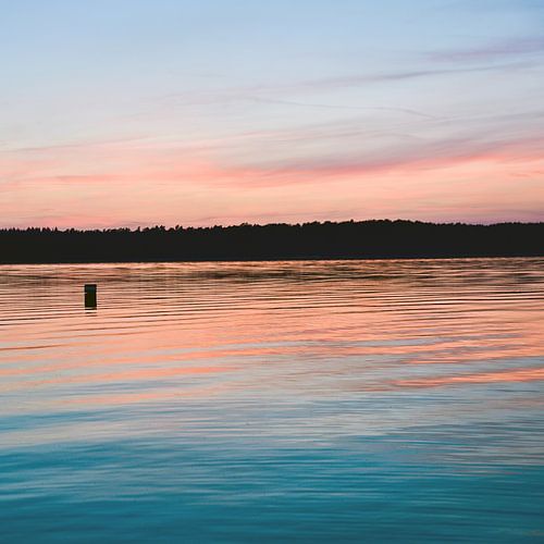 Meditativer Sommerabend am Werbellinsee von Silva Wischeropp