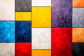 Dessin géométrique coloré sur Art & Soul Creations