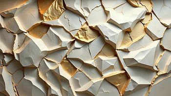 Gipswand in sanften Formen