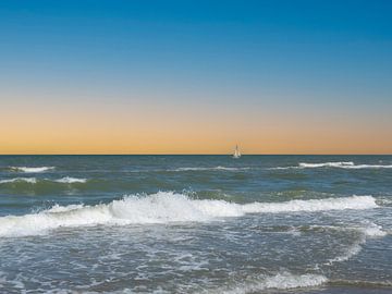 Natuurlijk strand aan de Adriatische Zee in Italië van Animaflora PicsStock