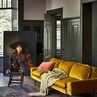 Klantfoto: Meisje in een schilderijlijst, Rembrandt, op canvas