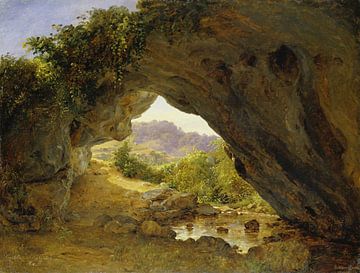 Gebogen rotsen van Civitella II, Carl Morgenstern