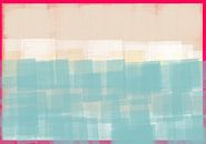 Abstract in white, blue, and neon pink. by Dina Dankers thumbnail