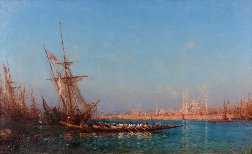 Vue d'Istabul, Félix Ziem par Des maîtres magistraux
