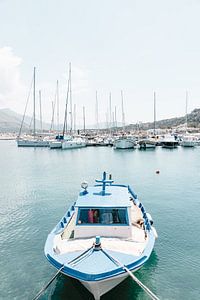 Dans le port de San Vito Lo Capo en Sicile, dans le sud de l'Italie