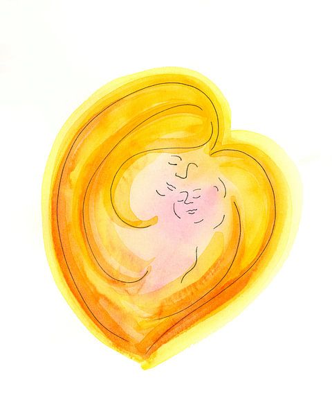 Mother and child by Karen Kaspar