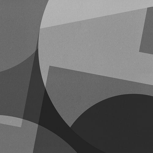Abstrait moderne. Formes géométriques en noir et blanc I