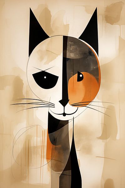 Kat abstract van Imagine