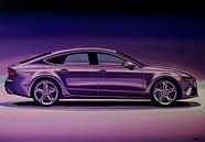 Audi RS7 2013 Gemälde von Paul Meijering Miniaturansicht