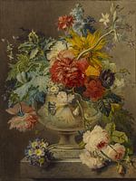 Boeket met bloemen in een vaas