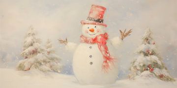 A friendly snowman by Whale & Sons
