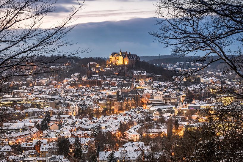 Winter Marburg aan de Lahn van Jürgen Schmittdiel Photography