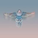 Hellblaues fliegenden Liebesvogel von Bianca Wisseloo Miniaturansicht