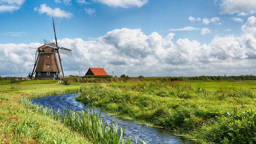Hollands landschap Akersloot van Dennis Schaefer