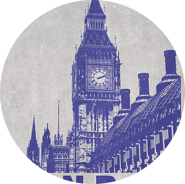 Big Ben in Londen van DEN Vector