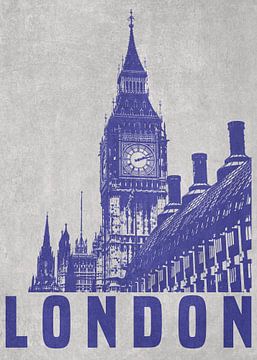 Big Ben in London by DEN Vector