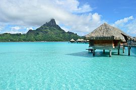 Honeymoon bungalow in paradise in Bora Bora by iPics Photography