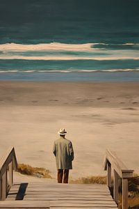 Der Mann am Strand