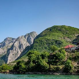 Paysage de montagne dans le nord de l'Albanie sur Jan Fritz