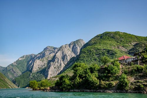 Berglandschap in noord Albanie