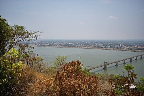 Vue panoramique de Pakse depuis Wat Phousalao