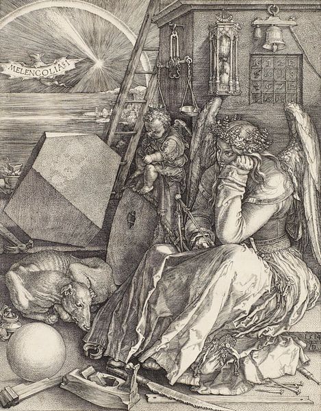 Albrecht Dürer.Melencolia von 1000 Schilderijen