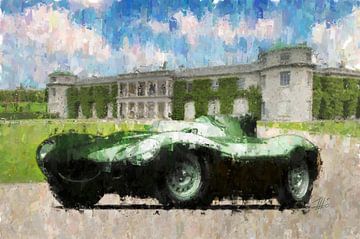 Jaguar D-Type sur Theodor Decker