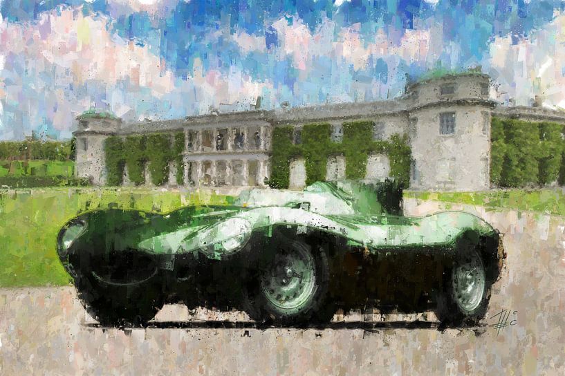Jaguar D-Type par Theodor Decker