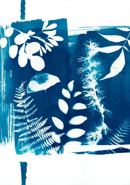 Blue Fall Leaves by Lies Praet