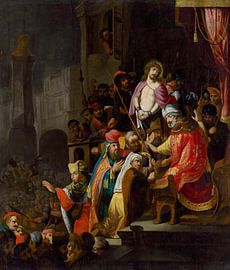 Rembrandt van Rijn – Christus vor Pilatus (nach Rembrandt) von Timeless Artworks