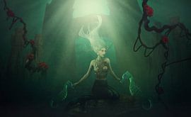 Zeemeermin met zeepaardjes van Atelier Liesjes