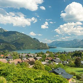 Le lac Wolfgangsee en Autriche sur Michael Valjak