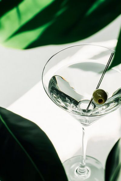 Elegant Martini enjoyment by Poster Art Shop