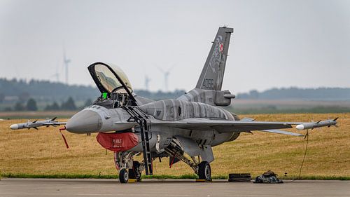 F-16 demo team of the Polish Air Force. by Jaap van den Berg