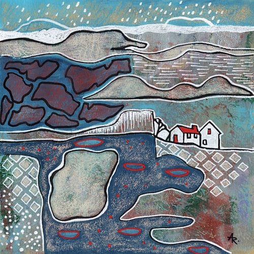 Seizoenslandschap - voorjaar