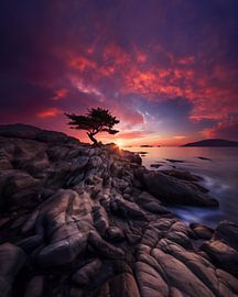 Sunset at the Pacific Ocean