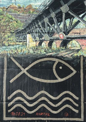 Pont de l'Ahrtalbahn avant l'inondation