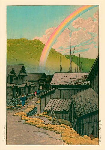 Kanitamachi, de Kawase Hasui