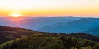View from the Schauinsland in the Black Forest