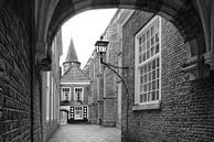 Le Prinsenhof à Delft, la Pays-Bas en noir et blanc par Christa Thieme-Krus Aperçu