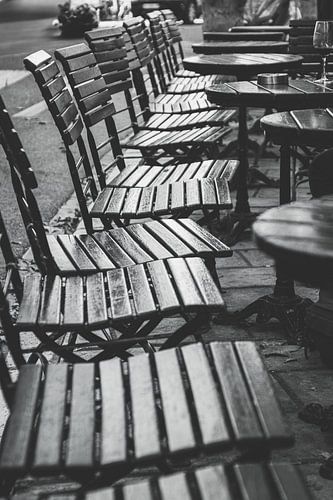 Just a terrace in France