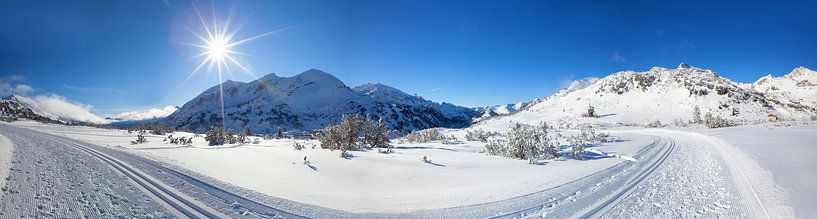 Marvellous winter panorama in the Seekar in Obertauern by Christa Kramer
